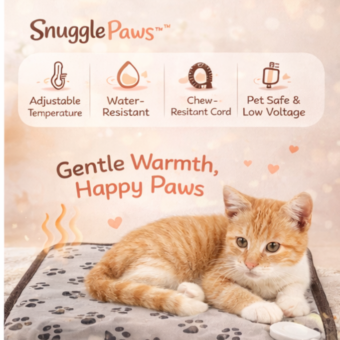 SnugglePaws™ Electric Pet Warming Mat
