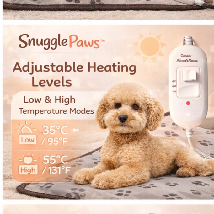 SnugglePaws™ Electric Pet Warming Mat