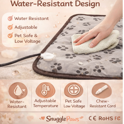 SnugglePaws™ Electric Pet Warming Mat